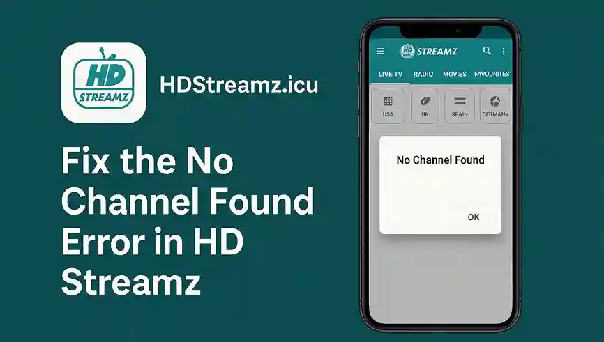 Fix the No Channel Found Error in HD Streamz