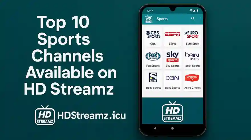 Top 10 Sports Channels Available on HD Streamz